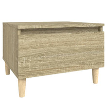 Bijzettafel 50X46X35 Cm Bewerkt Hout Sonoma Eikenkleurig