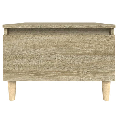 Bijzettafel 50X46X35 Cm Bewerkt Hout Sonoma Eikenkleurig