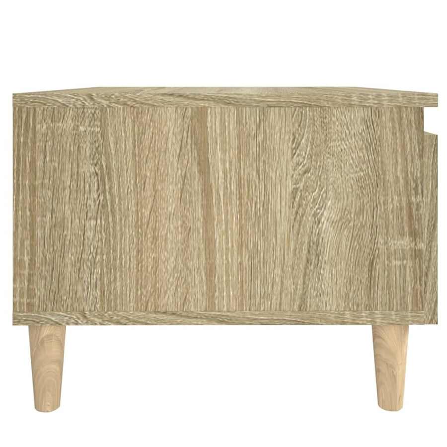 Bijzettafel 50X46X35 Cm Bewerkt Hout Sonoma Eikenkleurig