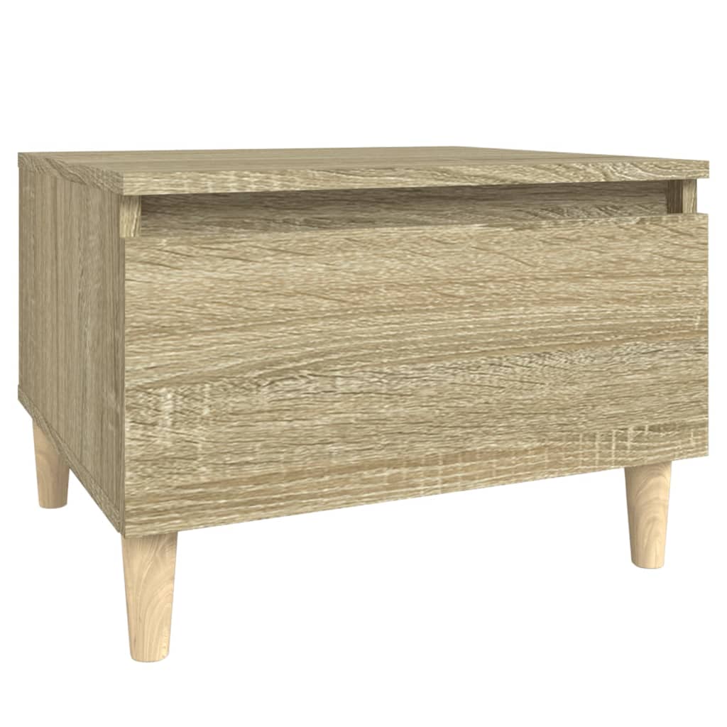 Bijzettafels 2 St 50X46X35 Cm Bewerkt Hout Sonoma Eikenkleurig