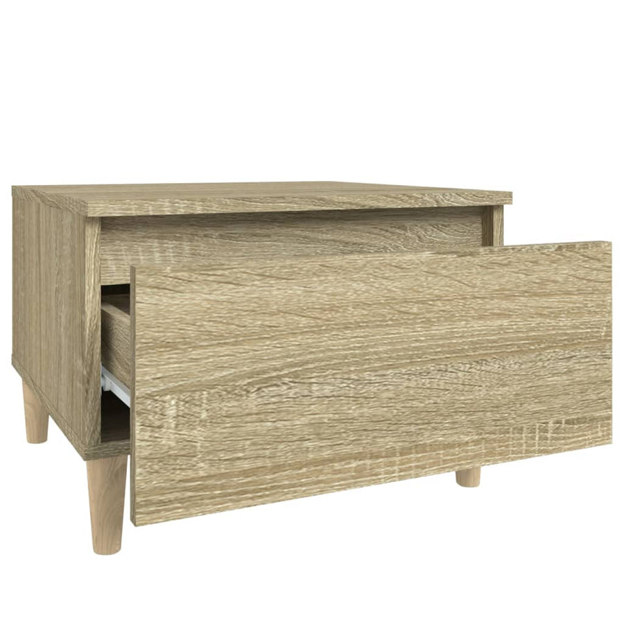 Bijzettafels 2 St 50X46X35 Cm Bewerkt Hout Sonoma Eikenkleurig