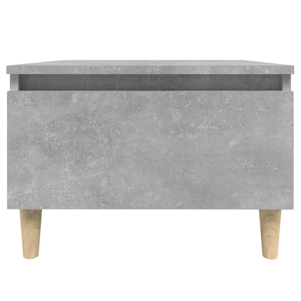 Bijzettafel 50X46X35 Cm Bewerkt Hout Betongrijs