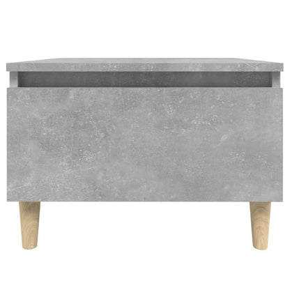 Bijzettafel 50X46X35 Cm Bewerkt Hout Betongrijs