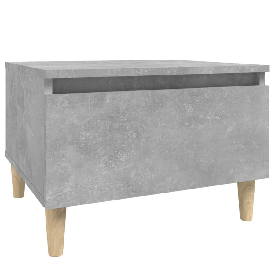Bijzettafels 2 St 50X46X35 Cm Bewerkt Hout Betongrijs