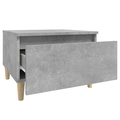 Bijzettafels 2 St 50X46X35 Cm Bewerkt Hout Betongrijs