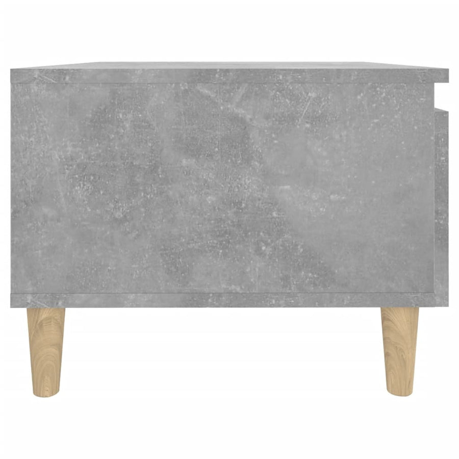 Bijzettafels 2 St 50X46X35 Cm Bewerkt Hout Betongrijs