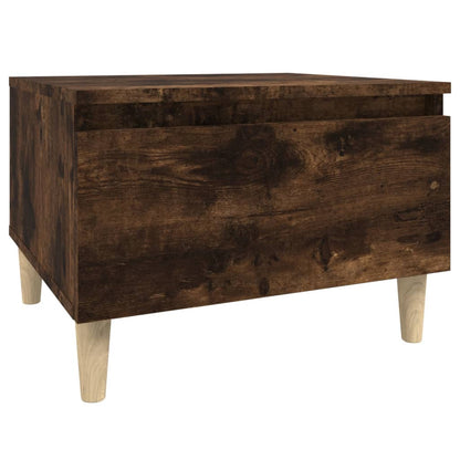 Bijzettafels 2 St 50X46X35 Cm Bewerkt Hout Gerookt Eikenkleurig