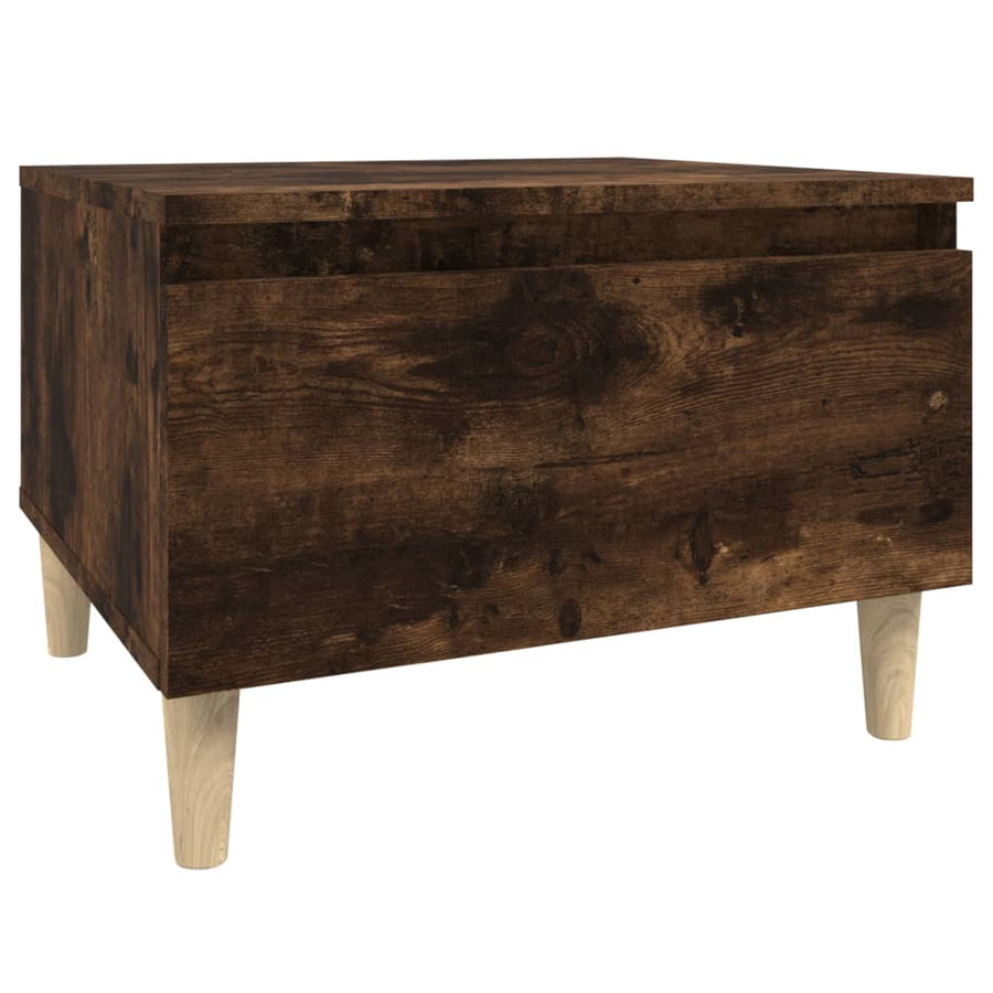 Bijzettafels 2 St 50X46X35 Cm Bewerkt Hout Gerookt Eikenkleurig