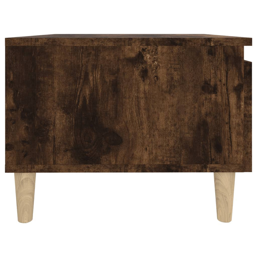 Bijzettafels 2 St 50X46X35 Cm Bewerkt Hout Gerookt Eikenkleurig