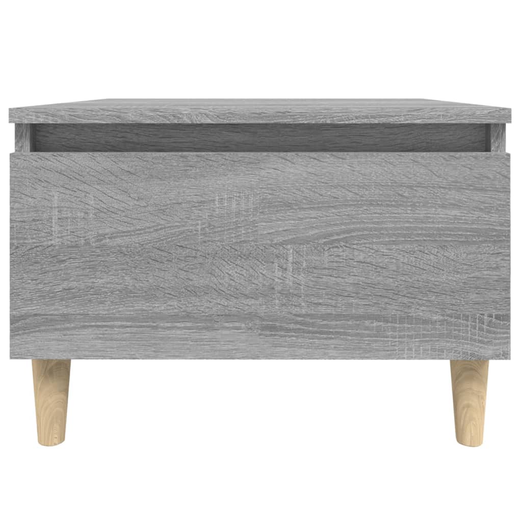 Bijzettafel 50X46X35 Cm Bewerkt Hout Grijs Sonoma Eikenkleurig