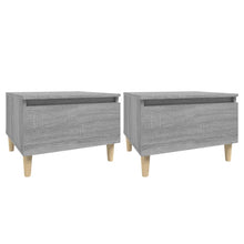 Bijzettafels 2 St 50X46X35 Cm Bewerkt Hout Grijs Sonoma Eiken