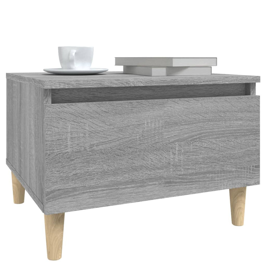 Bijzettafels 2 St 50X46X35 Cm Bewerkt Hout Grijs Sonoma Eiken