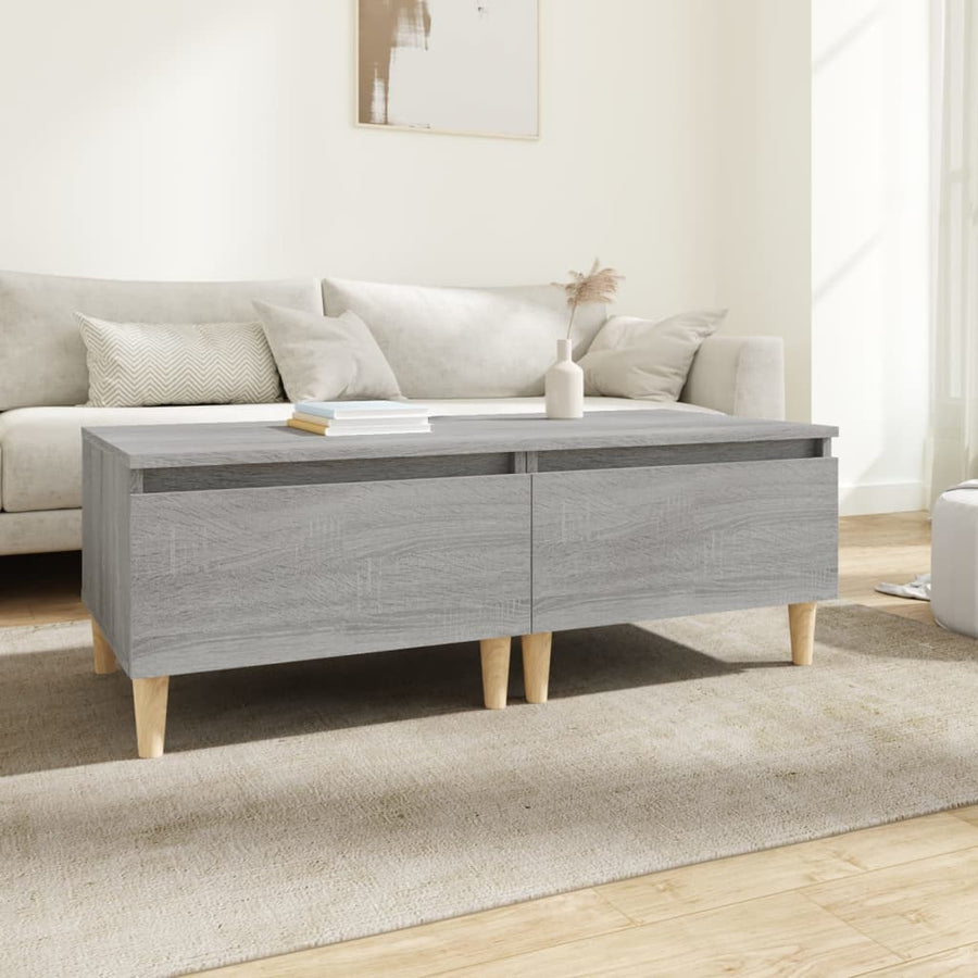 Bijzettafels 2 St 50X46X35 Cm Bewerkt Hout Grijs Sonoma Eiken