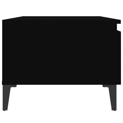 Bijzettafel 50X46X35 Cm Bewerkt Hout Zwart