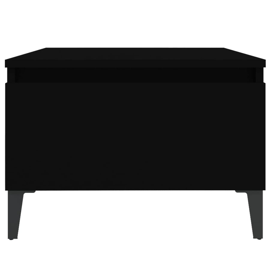 Bijzettafels 2 St 50X46X35 Cm Bewerkt Hout Zwart