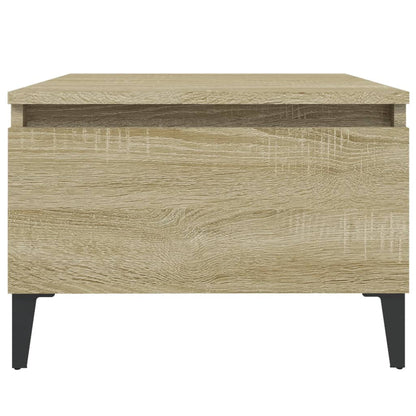 Bijzettafel 50X46X35 Cm Bewerkt Hout Sonoma Eikenkleurig