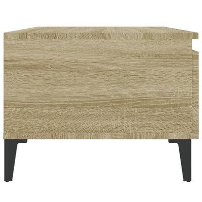 Bijzettafel 50X46X35 Cm Bewerkt Hout Sonoma Eikenkleurig