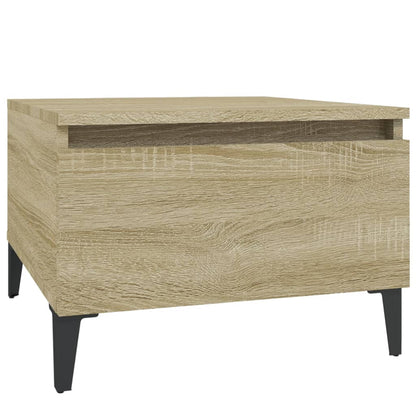 Bijzettafels 2 St 50X46X35 Cm Bewerkt Hout Sonoma Eikenkleurig