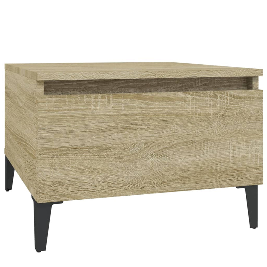 Bijzettafels 2 St 50X46X35 Cm Bewerkt Hout Sonoma Eikenkleurig