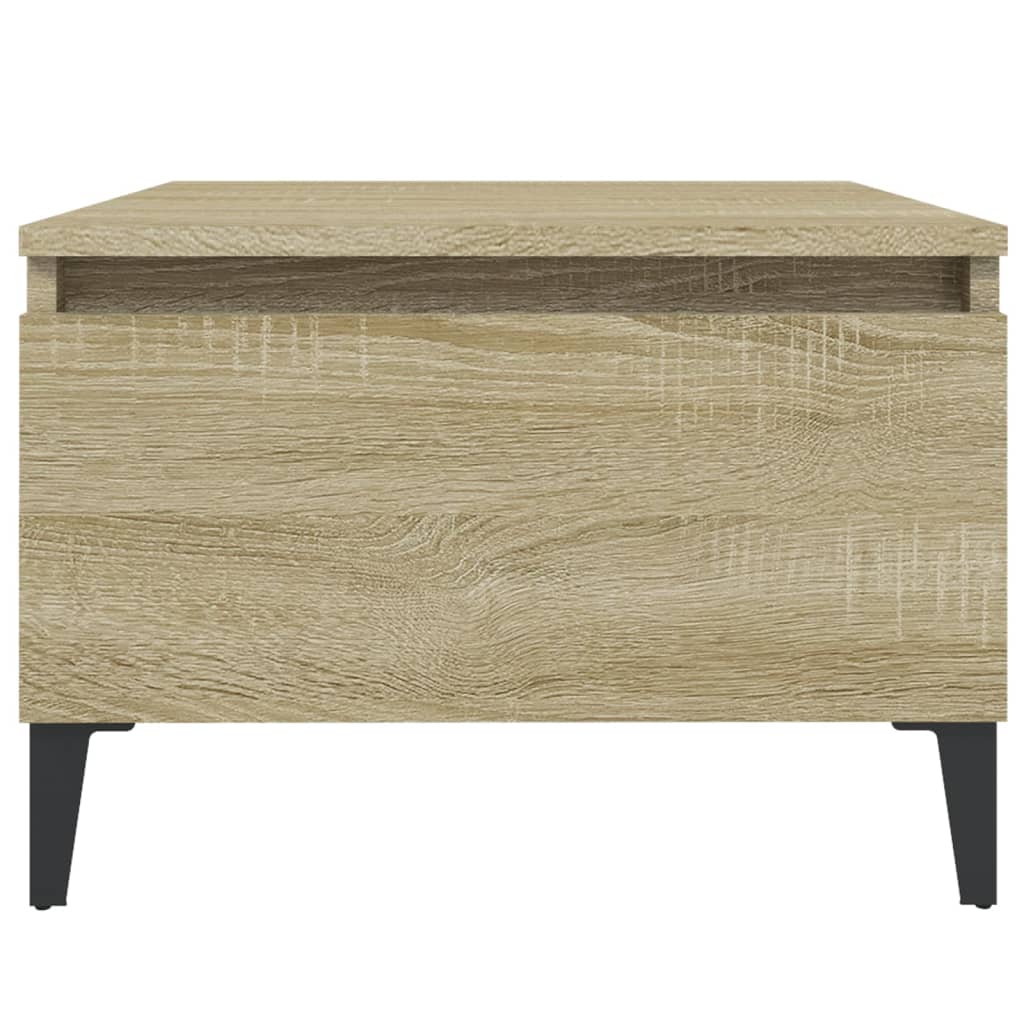 Bijzettafels 2 St 50X46X35 Cm Bewerkt Hout Sonoma Eikenkleurig