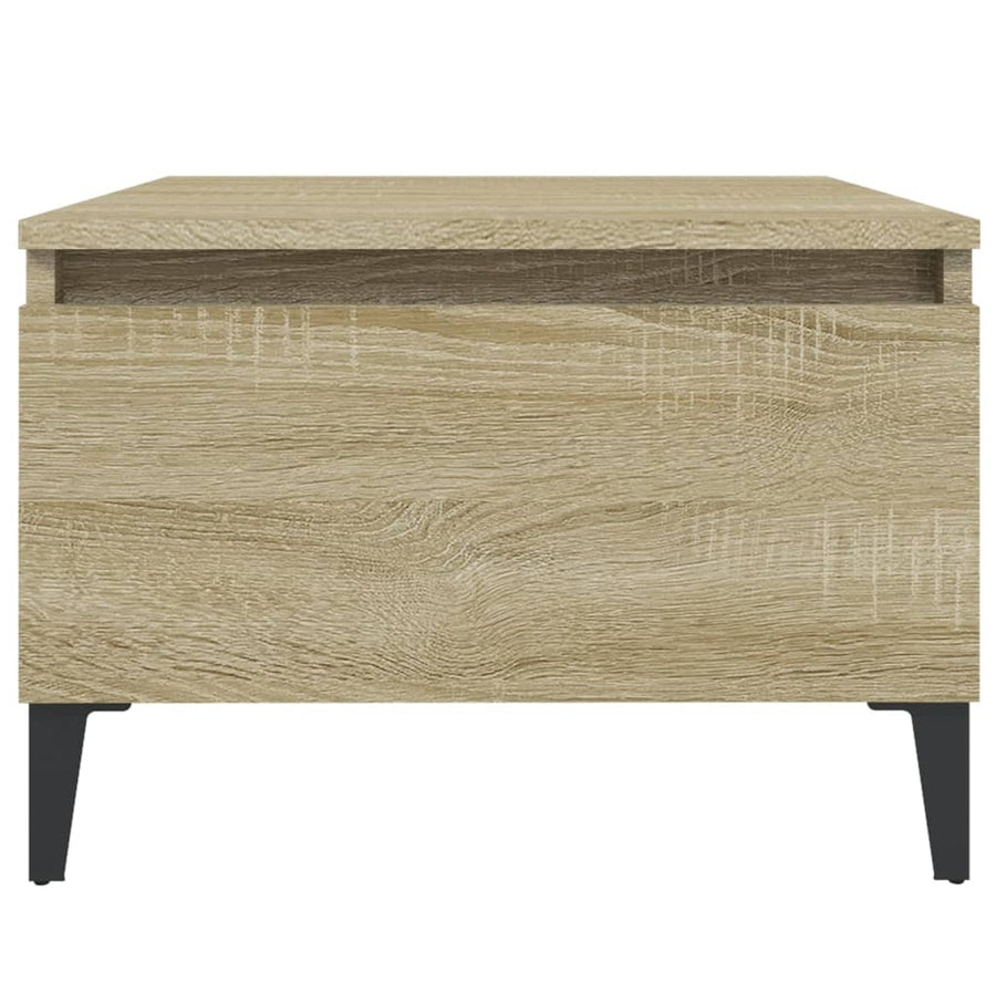 Bijzettafels 2 St 50X46X35 Cm Bewerkt Hout Sonoma Eikenkleurig
