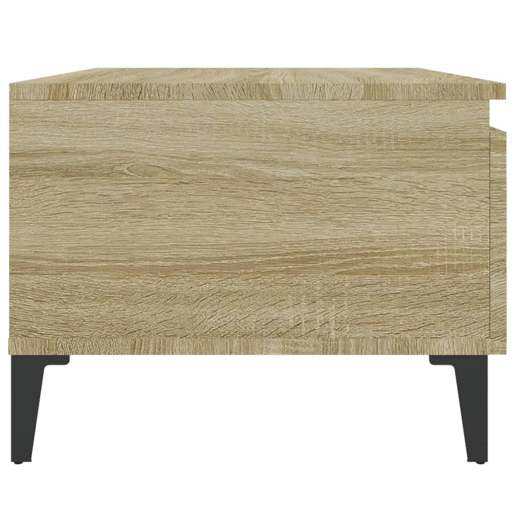Bijzettafels 2 St 50X46X35 Cm Bewerkt Hout Sonoma Eikenkleurig