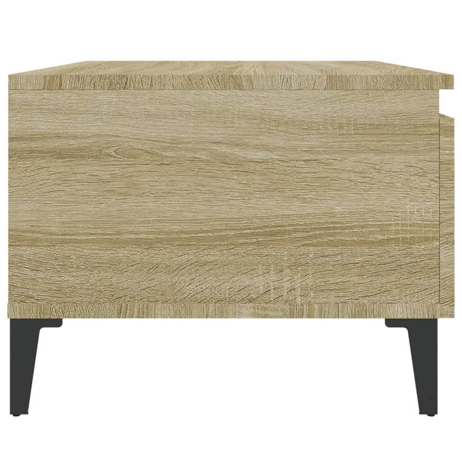 Bijzettafels 2 St 50X46X35 Cm Bewerkt Hout Sonoma Eikenkleurig