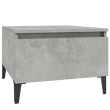 Bijzettafel 50X46X35 Cm Bewerkt Hout Betongrijs