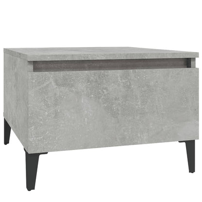 Bijzettafels 2 St 50X46X35 Cm Bewerkt Hout Betongrijs