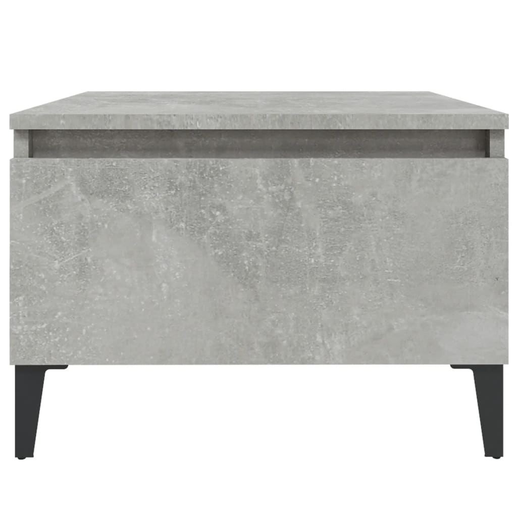 Bijzettafels 2 St 50X46X35 Cm Bewerkt Hout Betongrijs