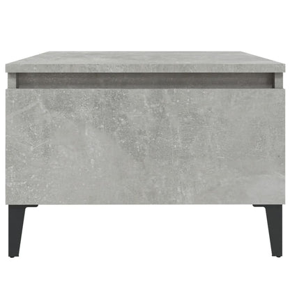 Bijzettafels 2 St 50X46X35 Cm Bewerkt Hout Betongrijs