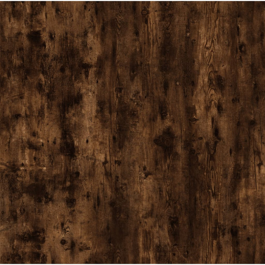 Bijzettafel 50X46X35 Cm Bewerkt Hout Gerookt Eikenkleurig