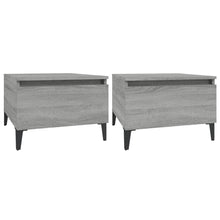 Bijzettafels 2 St 50X46X35 Cm Bewerkt Hout Grijs Sonoma Eiken