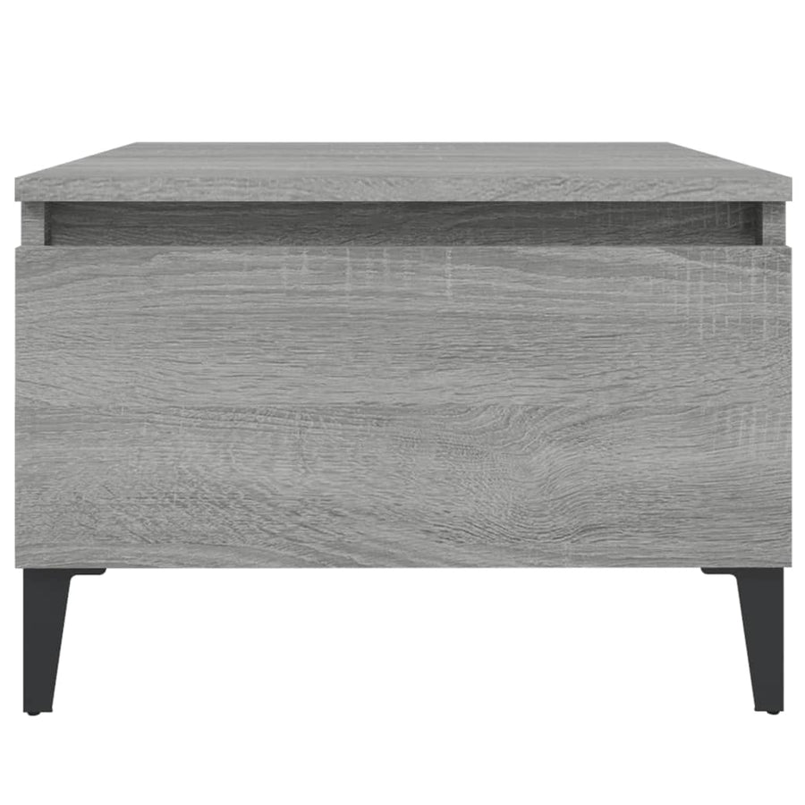 Bijzettafels 2 St 50X46X35 Cm Bewerkt Hout Grijs Sonoma Eiken