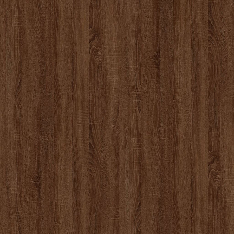 Bijzettafel 50X46X35 Cm Bewerkt Hout Bruin Eikenkleur