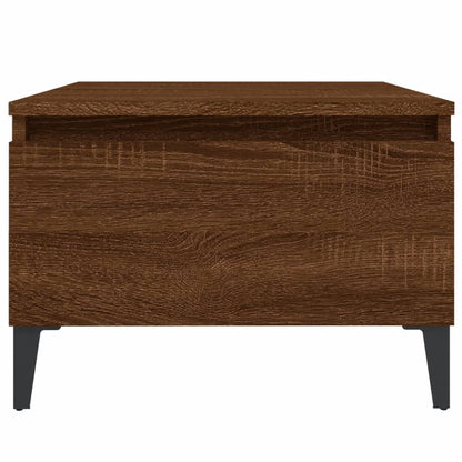 Bijzettafels 2 St 50X46X35 Cm Bewerkt Hout Bruin Eikenkleur