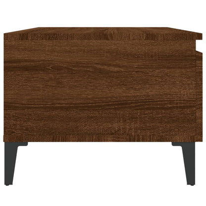 Bijzettafels 2 St 50X46X35 Cm Bewerkt Hout Bruin Eikenkleur