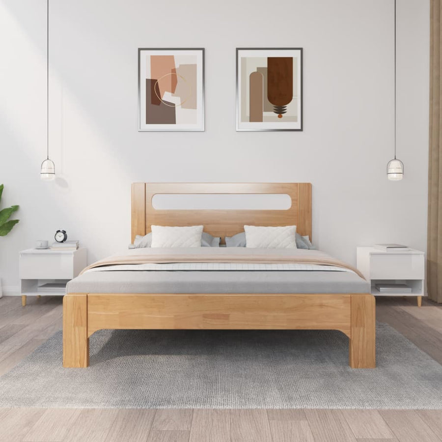 Nachtkastjes 2 St 50X46X50 Cm Bewerkt Hout Hoogglans Wit