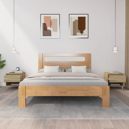 Nachtkastjes 2 St 50X46X50 Cm Bewerkt Hout Sonoma Eikenkleurig