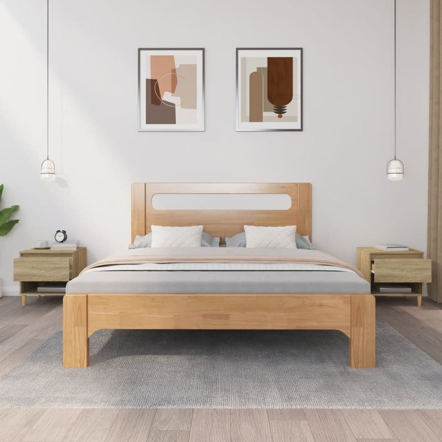 Nachtkastjes 2 St 50X46X50 Cm Bewerkt Hout Sonoma Eikenkleurig