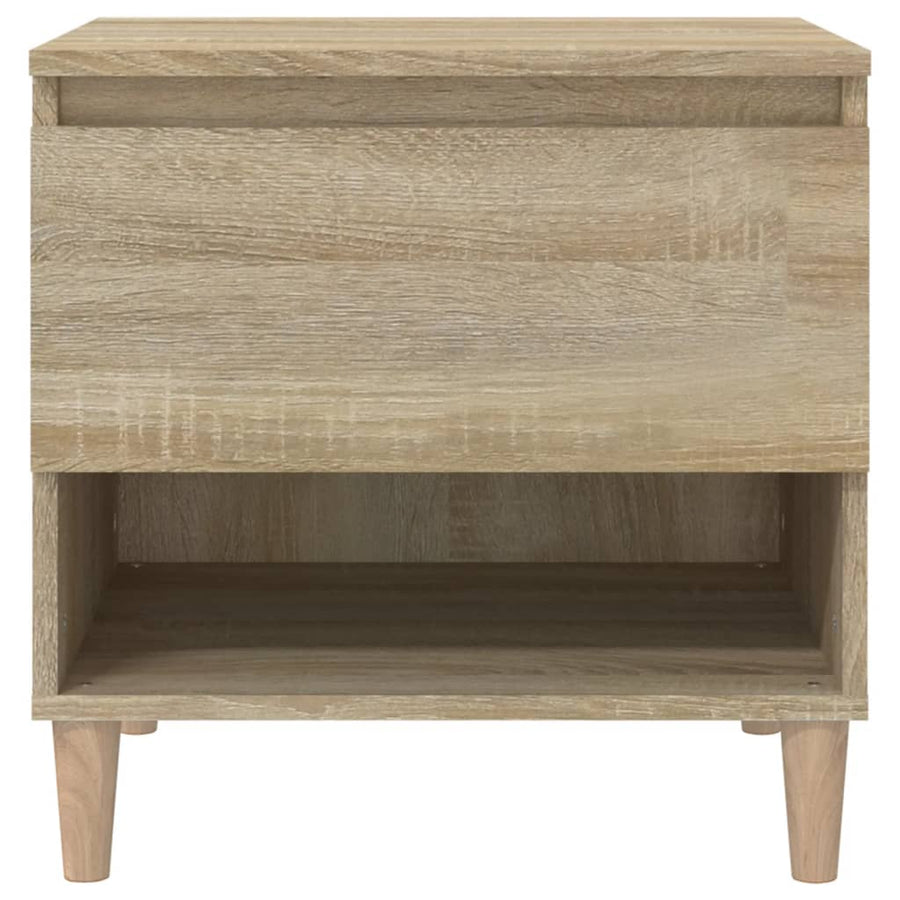 Nachtkastjes 2 St 50X46X50 Cm Bewerkt Hout Sonoma Eikenkleurig