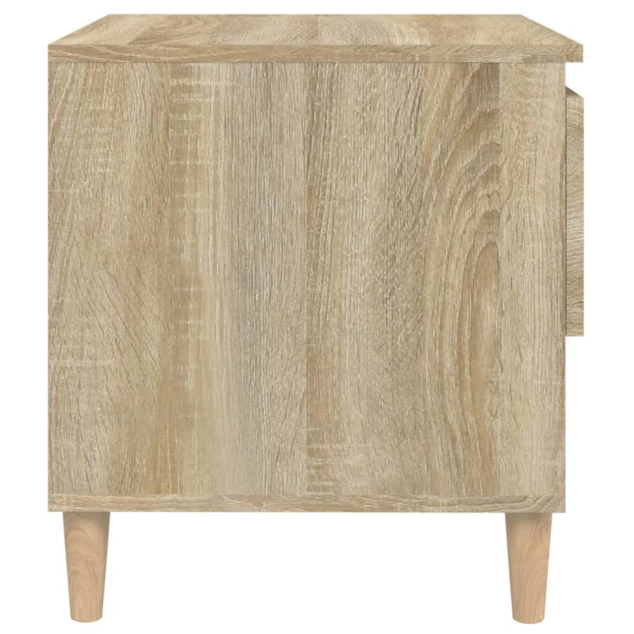 Nachtkastjes 2 St 50X46X50 Cm Bewerkt Hout Sonoma Eikenkleurig