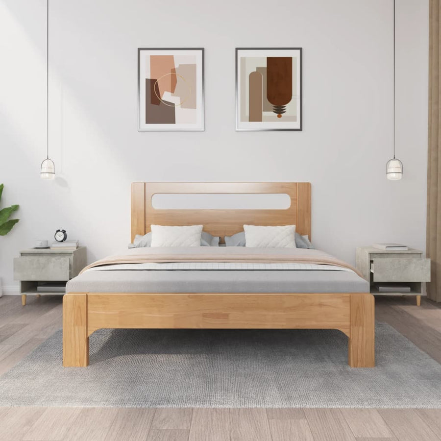 Nachtkastjes 2 St 50X46X50 Cm Bewerkt Hout Betongrijs