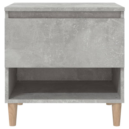 Nachtkastjes 2 St 50X46X50 Cm Bewerkt Hout Betongrijs