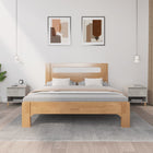Nachtkastjes 2 st 50x46x50 cm bewerkt hout betongrijs