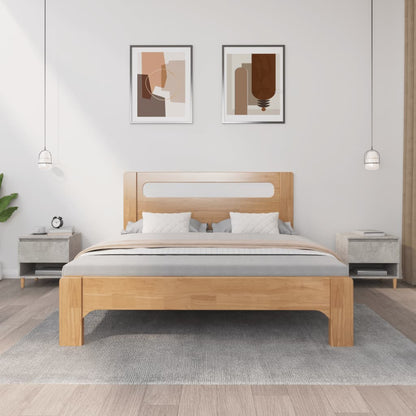 Nachtkastjes 2 St 50X46X50 Cm Bewerkt Hout Betongrijs