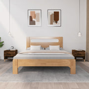 Bedside tables 2 pcs 50x46x50 cm engineered wood smoked oak-colored