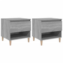 Nachtkastjes 2 St 50X46X50 Cm Bewerkt Hout Grijs Sonoma Eiken