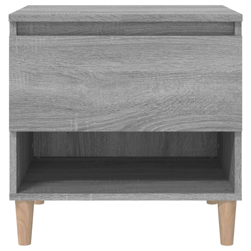 Nachtkastjes 2 St 50X46X50 Cm Bewerkt Hout Grijs Sonoma Eiken