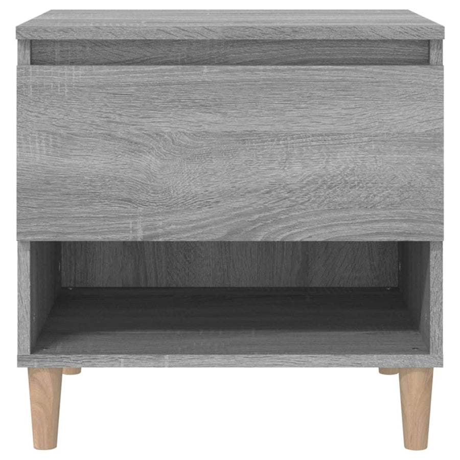 Nachtkastjes 2 St 50X46X50 Cm Bewerkt Hout Grijs Sonoma Eiken